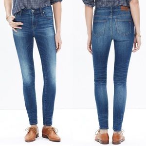 Madewell High Riser Skinny in Dayton Wash